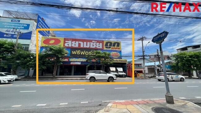 ขายที่ดิน ริมถนนประชาอุทิศ พร้อมตึก 2 ชั้น 125 ตร.ว. พร้อมที่จอดรถ สำนักงานครบ 2