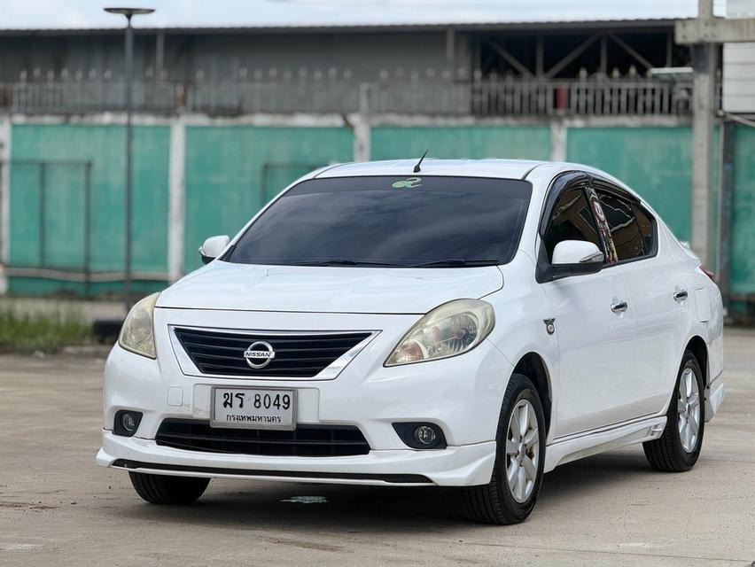 NISSAN ALMERA 1.2 V ปี 2012 สีขาว ออโต้ 📍เลขไมล์ 199,xxx. km.📍ราคา 149,000. บาท