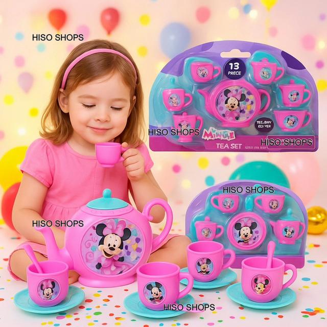 เซ็ตน้ำชา Minnie Mouse 13 ชิ้น ชุดเดียวเล่นได้ทั้งบ้าน เสริมจินตนาการ สนุกกับการเล่นบทบาทสมมุติ