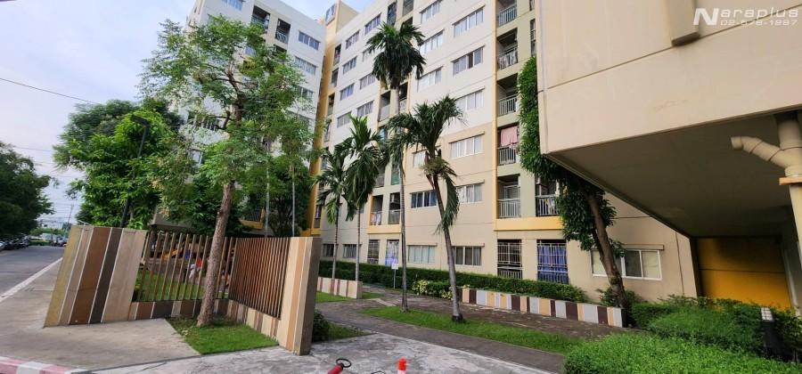 68111128 : ขาย Condo แบบ 1 ห้องนอน ห้องมุม พื้นที่ขนาด  25.77 ตารางเมตร พร้อมอยู่  โครงการ ลุมพินี คอนโดทาวน์ นิด้า-เสรีไทย 2 ชั้น 7 พึ่งรีโนเวทเสร็จ  2