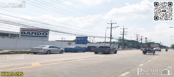 ขายที่สร้างโรงงานทุกประเภท 66 ไร่ สีม่วง สมุทรสาคร พื้นที่กว้างด้านใน เทรลเลอร์สะดวก ระบายก็สะดวก – KK1949S 4