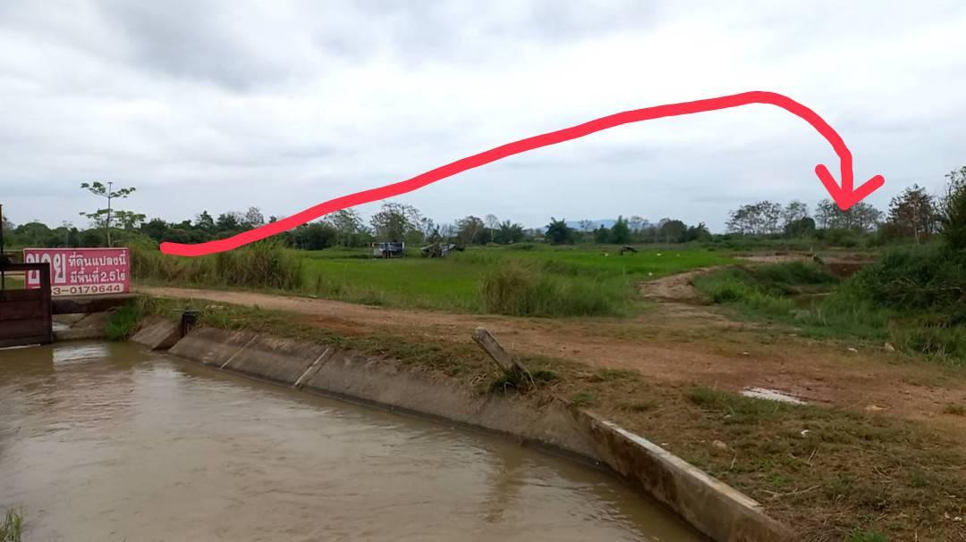 ที่นาติดคลองชลประทาน ติดเมืองเชียงราย 3
