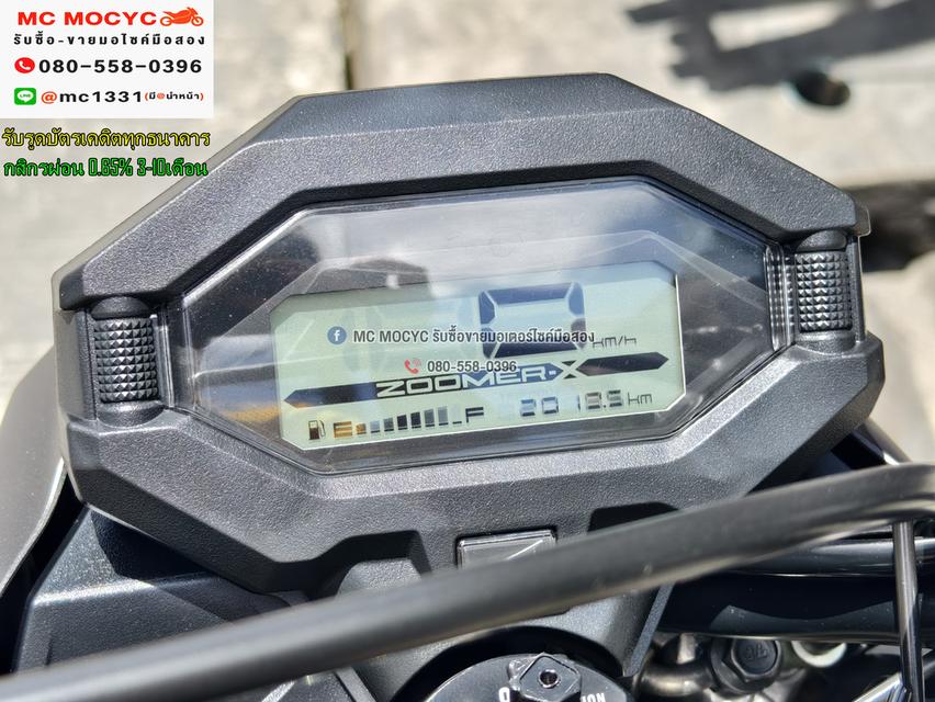 Zoomer x 2022 วิ่ง2000โล รถบ้านแท้ไม่ใช่รถประมูล เครื่งท่อเดิมชุดสีสวย มีเล่มชุดโอนครบ No1157 6