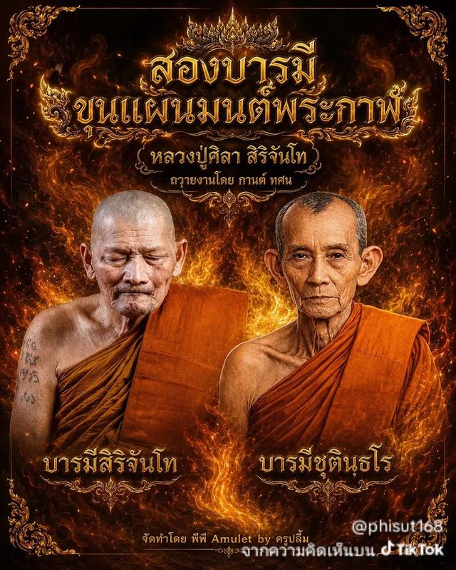 ขุนแผนมนต์พระกาฬหลวงพ่อกวย หลวงปู่ศิลา รับประกันแท้ รูปที่ 6