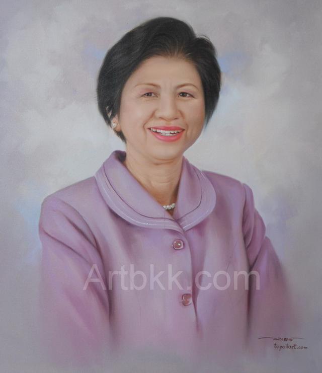ภาพวาดบรรพบุรุษปู่ย่าตายายญาติผู้ใหญ่ที่เคารพรัก 10
