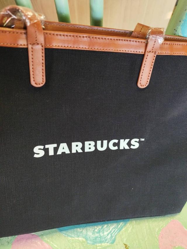 ขายกระเป๋าผ้า สตาร์บัคส์ ไม่มีซิป แบบเปิด Starbucks รูปย่อยที่ 3