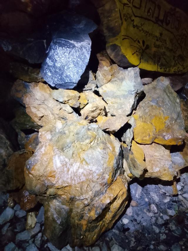 หินแร่ทองคำ หินควอตซ์ หินทองคำดิบ รูปที่ 20