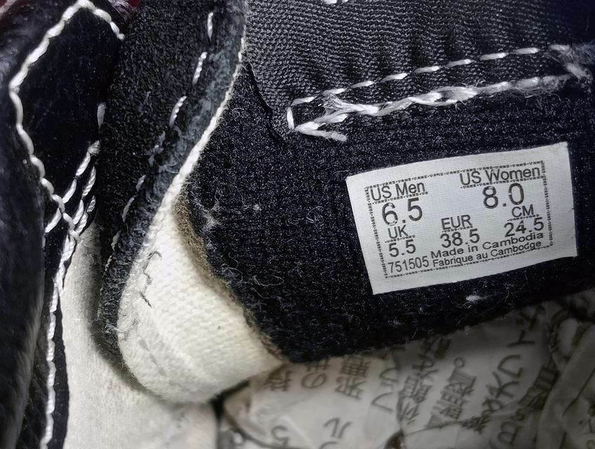 VANS รองเท้าผ้าใบ มือสอง สภาพเหมือนใหม่ จัดส่งฟรี! เก็บปลายทาง 7
