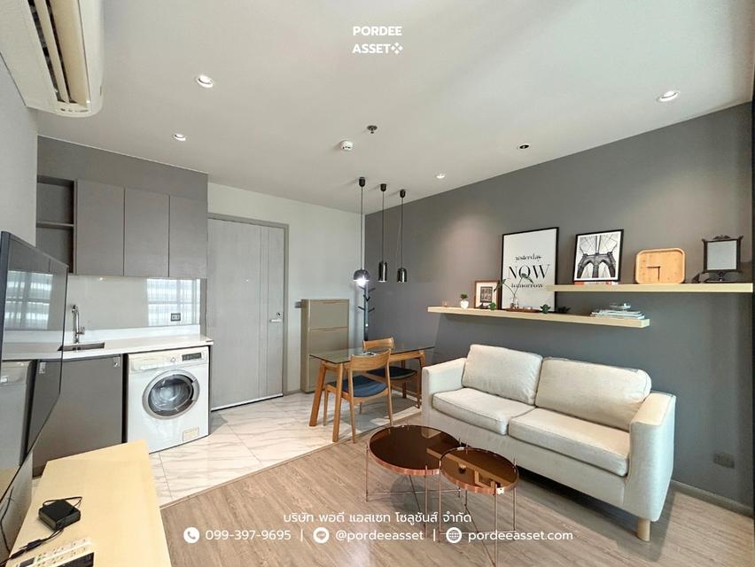 คอนโดหรู Rhythm Ekkamai - ริธึ่ม เอกมัย (ขนาด 34.43 ตร.ม.) ซอยสุขุมวิท63 ใกล้รถไฟฟ้า BTS สถานีเอกมัย เพียง 300 ม. ห้องสวยพร้อมอยู่ เฟอร์นิเจอร์ครบ 3