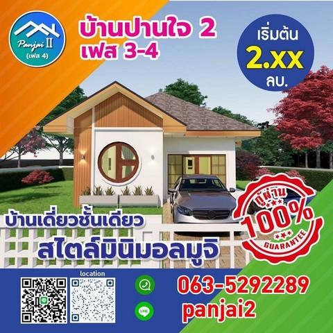 ขายบ้านปานใจ 2 เฟส3-4  เริ่มต้น 70  ตารางวา 150 ตารางเมตร ขอนแก่น  8