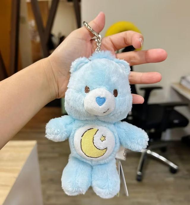 ส่งต่อพวงกุญแจตุ๊กตา Care Bears สีฟ้าน่ารักมาก 1