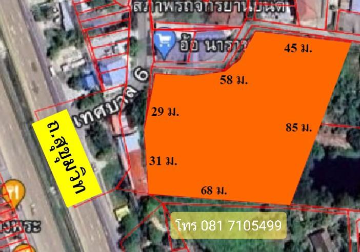 ขายที่ดินบางพระ ชลบุรี 3.5 ไร่ใกล้ถนนสุขุมวิท เหมาะทำโครงการที่อยู่อาศัย โรงแรม รีสอร์ต สำนักงาน 4