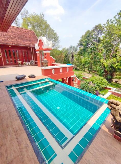 รร.นานาชาติเปรมติณ Pool Villa แม่ริม เชียงใหม่ พร้อมเฟอร์ ครบครัน 2 ชั้น ให้เช่าคฤหาสน์ไม้ 3นอน 3น้ำ รีโนเวทใหม่ 456 ตร. 2