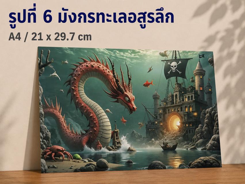 ภาพอาร์ตแนวแฟนตาซีใต้ทะเลลึก รูปที่ 6