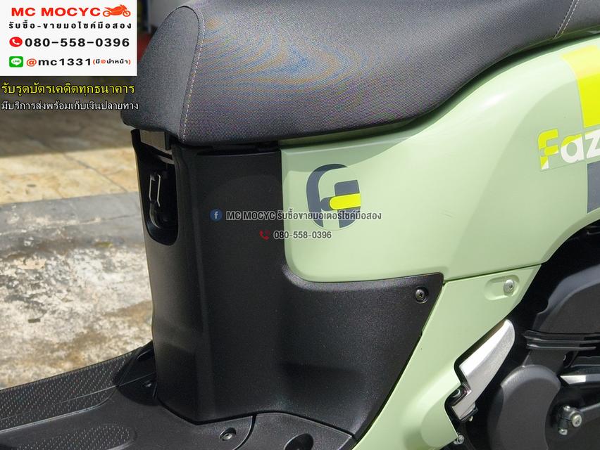 Fazzio 125 2025 อายุ2เดือน วิ่ง1000โล มีระบบYconnect NO1170    13