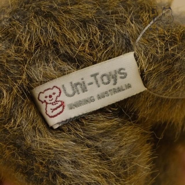 ตุ๊กตา สัตว์ออสเตรเลีย・วอมแบต・ขนเก่า 🐨 Wombat ・Mascot 12 cm 〰 Uni-Toys・Australian Wildlife Series ・Vintage Old-Fur・Soft Toy ❄️✨ รูปที่ 9