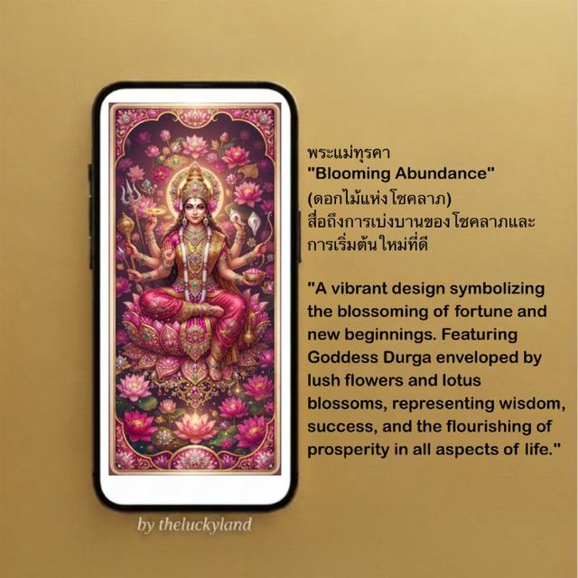 พระแม่ทุรคา Durga วอลเปเปอร์มือถือ วอลเปเปอร์มงคล วอลเปเปอร์สายมู ลูกรักสิ่งศักดิ์สิทธิ์ จอสวยรวยโชค Lucky Mobile Phone Wallpaper รูปที่ 5