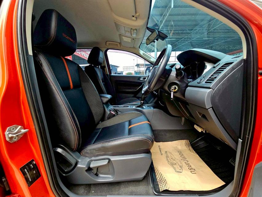 รหัสรถ SEZ7698 Ford Ranger 4 ประตู 2.2 Wildtrak Hi-Rider เกียร์ ออโต้ สี ส้ม ปี 2015 9