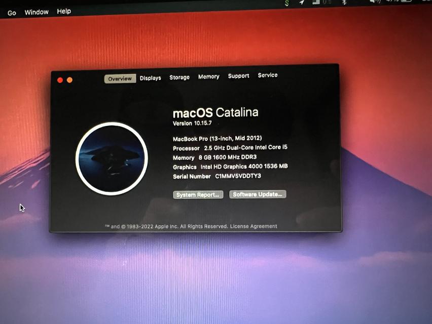 ของ MacBook Pro 13 นิ้ว ปี 2012 รูปย่อยที่ 4