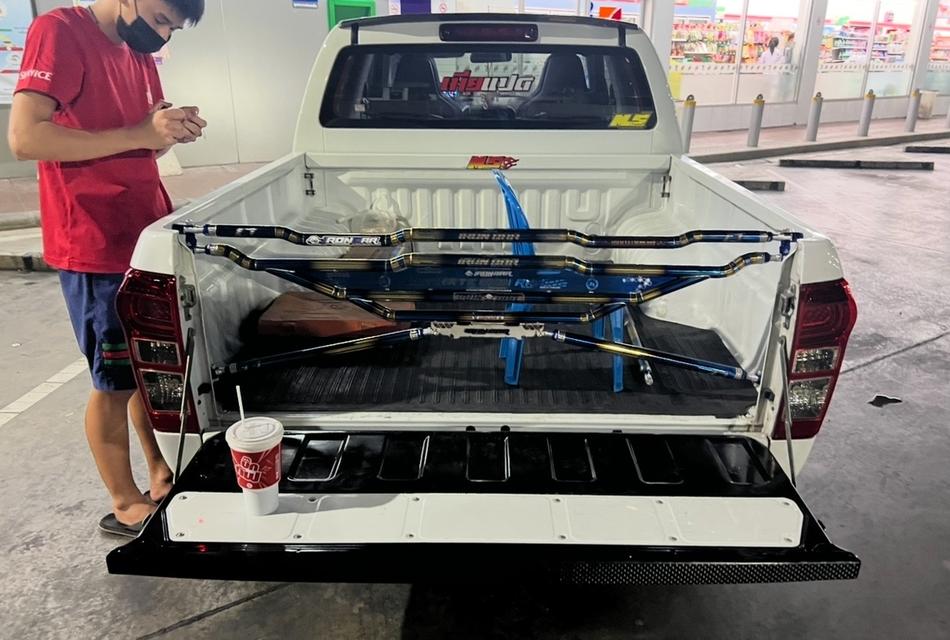 ค้ำท้ายกะบะX+C+ในกะบะ+ค้ำทะเบียน IRONBAR แท้ถอดไว้ไม่ได้ใช้