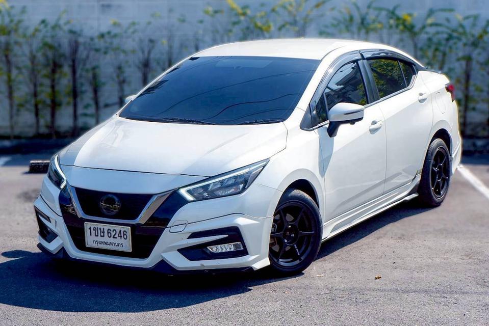 รหัสรถ QT6246 Nissan almera 1.0 VL เกียร์ Auto สีขาว ปี 2021