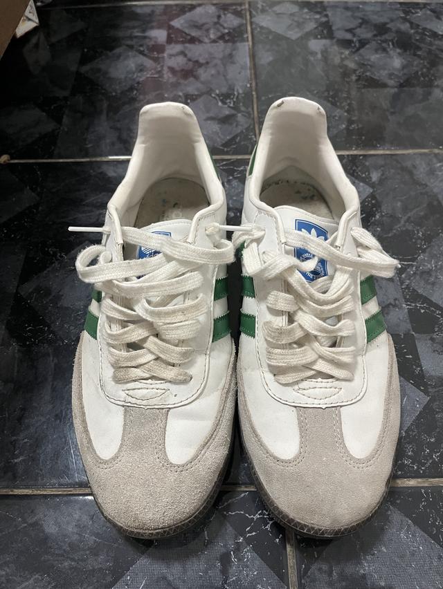 Adidas samba og white green  