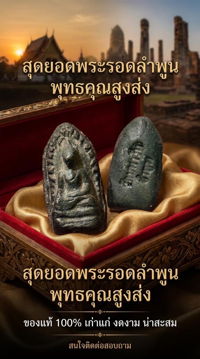 พระรอดลำพูน พุทธคุณสูงส่ง
