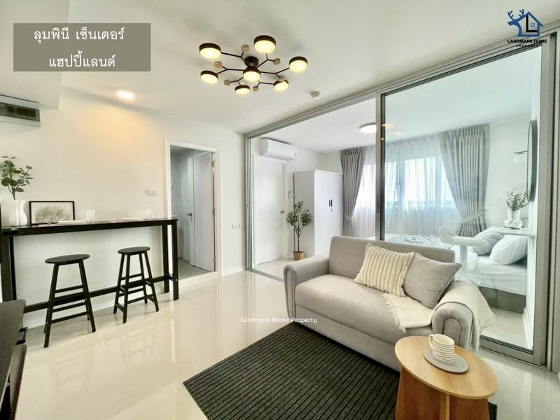LM25-0165 ขายคอนโด ลุมพินี เซ็นเตอร์ แฮปปี้แลนด์ นวมินทร์ อาคารB ชั้น7 ห้องขนาด 27.57 ตรม 1 นอน 1 น้ำ รีโนเวทใหม่ พร้อมเ 4