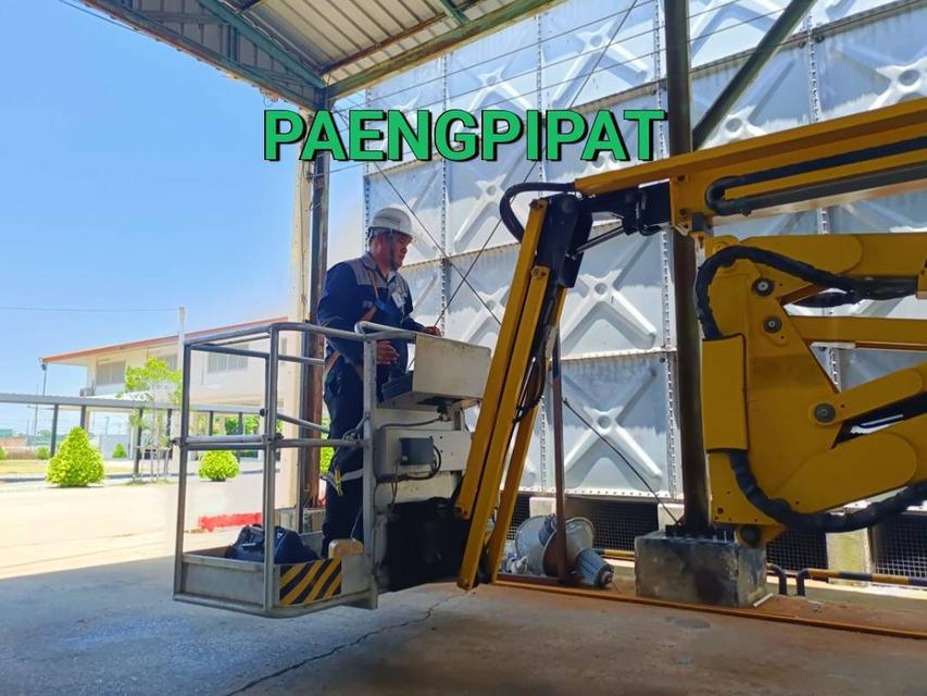ตรวจรถกระเช้า รถบูมลิฟท์ไฟฟ้า 7