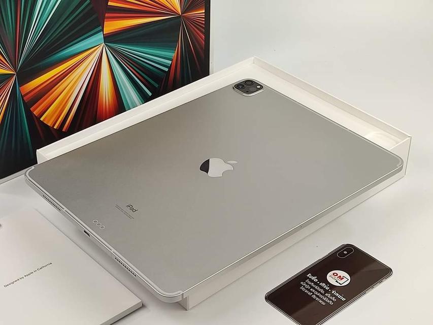 ขาย/แลก iPad Pro 2021 (Gen5) 12.9นิ้ว 1TB (Wifi+Cellular) สี Silver ศูนย์ไทย ประกันศูนย์ เพียง 44,900 บาท  6