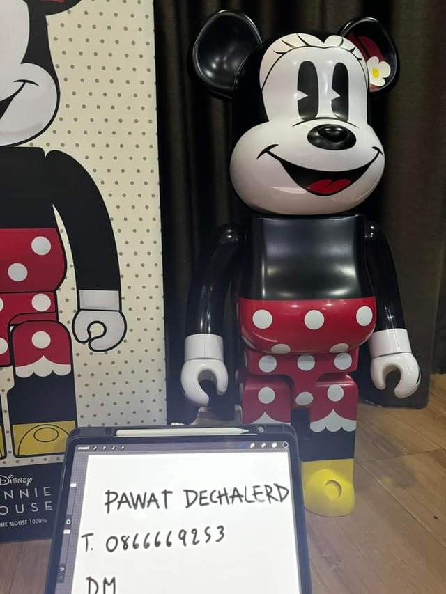 ปล่อย Bearbrick  Minnie Mouse. 1000% 2