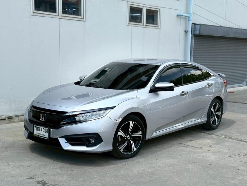 HONDA CIVIC 1.5TURBO RS TOP 2016 สีเทา มือเดียว เข้าศูนย์ทุกระยะ