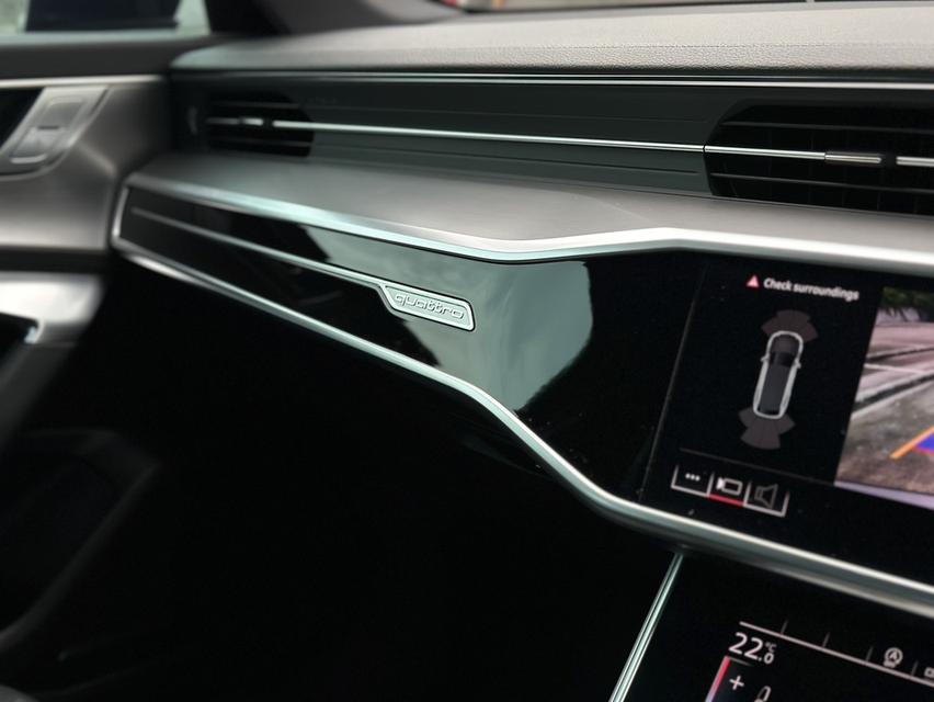 Audi A6 Avant 45 TFSI S-line Black Edition 2020 สีเทา 9