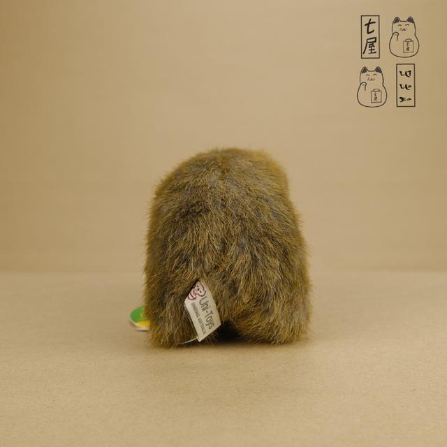 ตุ๊กตา สัตว์ออสเตรเลีย・วอมแบต・ขนเก่า 🐨 Wombat ・Mascot 12 cm 〰 Uni-Toys・Australian Wildlife Series ・Vintage Old-Fur・Soft Toy ❄️✨ รูปย่อยที่ 4