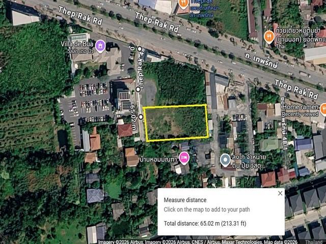 ขายที่ดินถมแล้ว 550 ตร.ว. ถนนเทพรักษ์ 48 ย่านวัชรพล เหมาะสร้างบ้าน หรือสำนักงาน 3