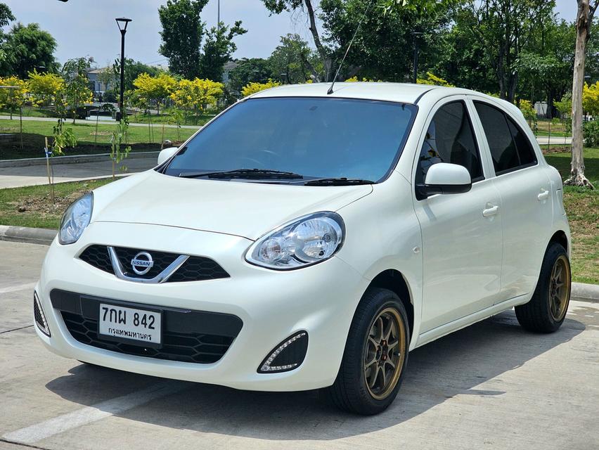 NISSAN MARCH 1.2 E A/T ปี2019 ขาว  2