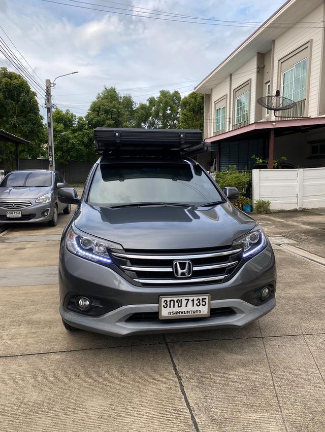 ขาย Honda CRV 2.4 EL ขับ4 ตัว Top สุด เกียร์ออโต้ สีเทา ปี 2014  - จอ DVD Navi  รุ่นใหม่ ดูหนังฟังเพลง   ผ่าน YouTube ดูทีวี - ปุ่ม Push Start 