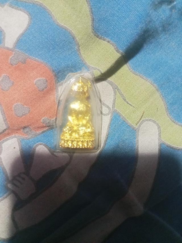 รูปหล่อพระเศรษฐีนวโกฏิ เนื้อกะไหล่ทอง