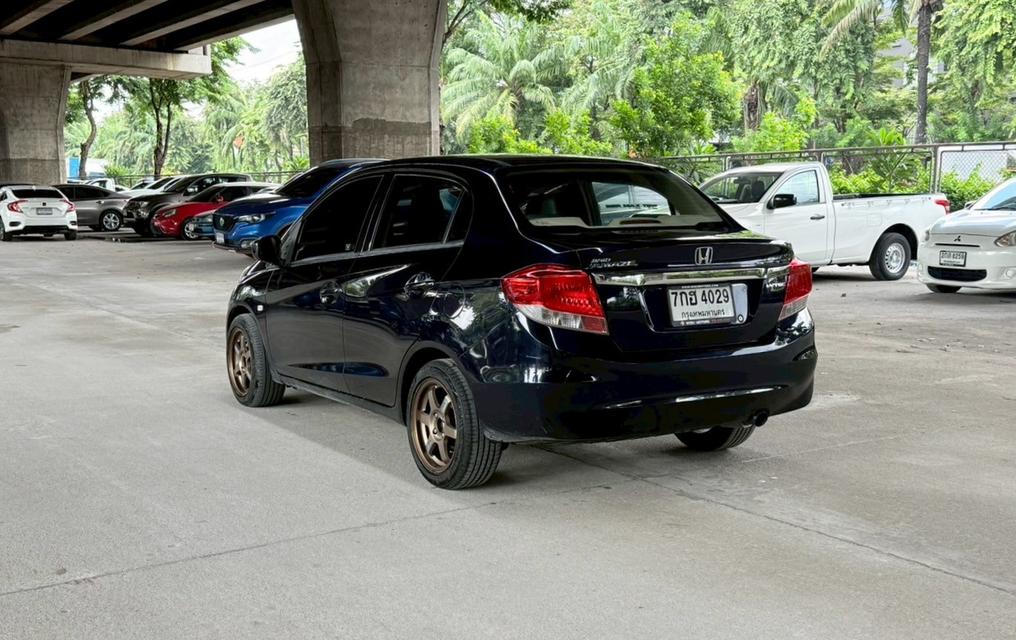 ขายรถ Honda Brio amaze 1.2 ปี 2013 สีน้ำเงิน เกียร์ออโต้ 6
