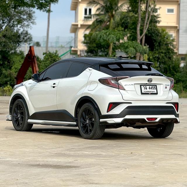 รหัสรถ 12AT4455 TOYOTA C-HR 1.8 Hybrid GR Sport ( White Pearl ) | ปี : 2022