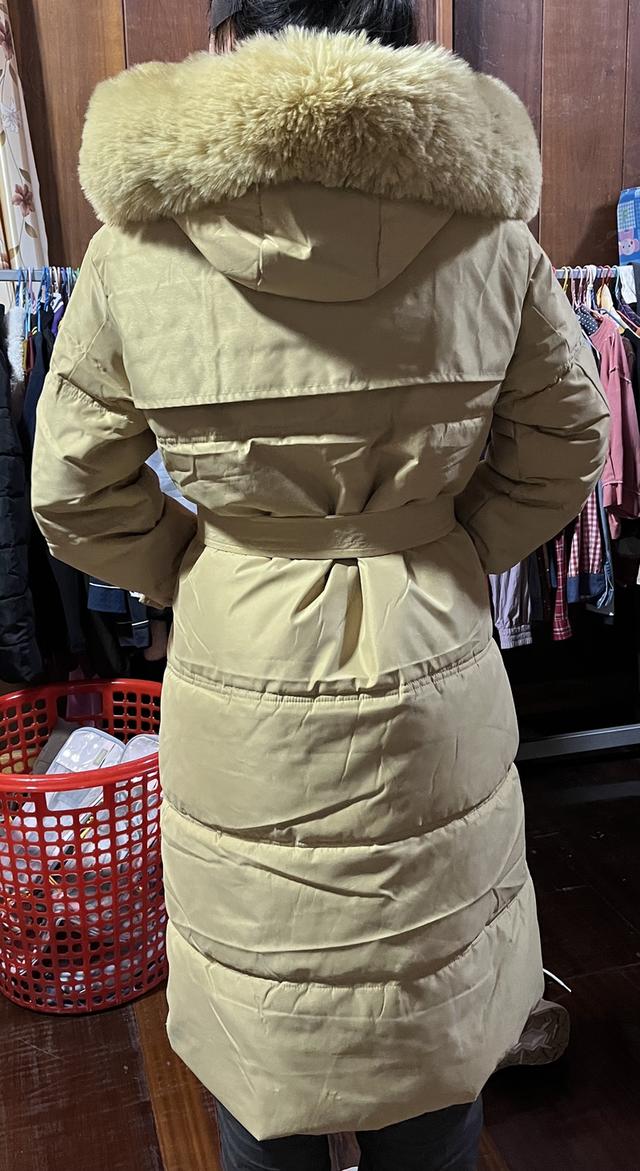 เสื้อโค้ท มีฮู้ด ขนเฟอร์ รูปที่ 5