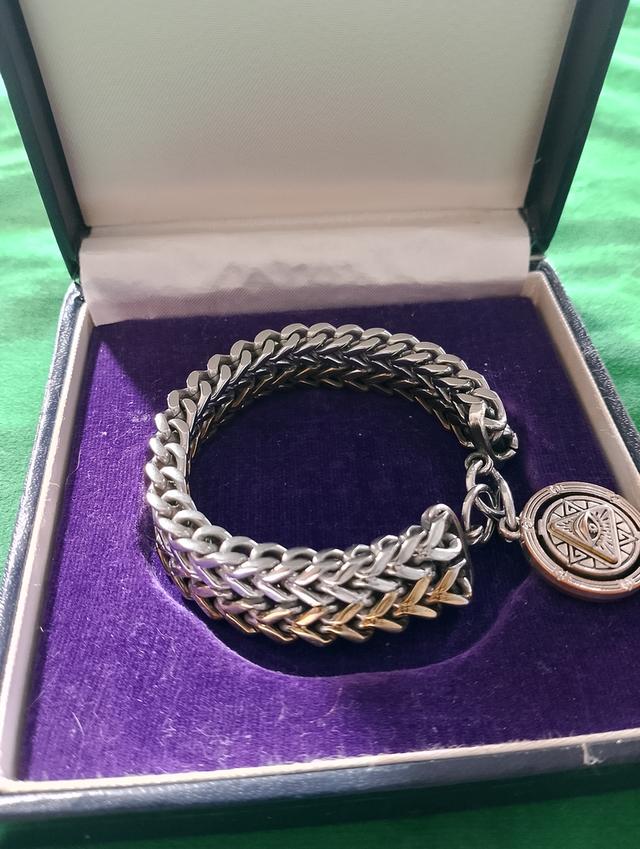 เลสข้อมือสแตนเลสทูโทนสองสี รูปที่ 8