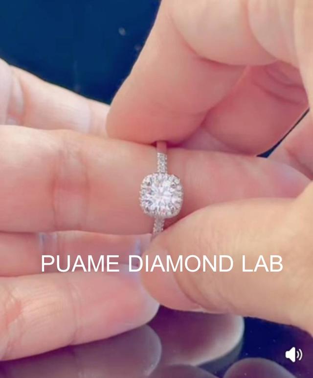 แหวนเพชรแท้ เพชรดี เพชรน้ำงาม พร้อมใบรับประกันสินค้า ราคามิตรภาพ รับสั่งทำในแบบที่ต้องกาที่ร้านปุอามี่ Diamond Lap Rama2 (083-2469526)