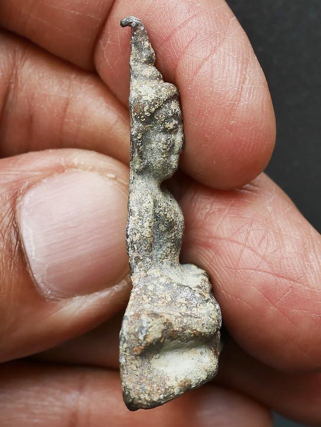 พระท่ากระดาน สนิมแดง กรุศรีสวัสดิ์ จ.กาญจนบุรี...เก่า เดิมๆ รูปที่ 9