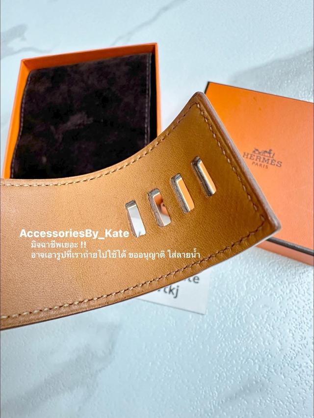 Used Like New Hermes CDC Bracelet Red Epsom Leather  16
