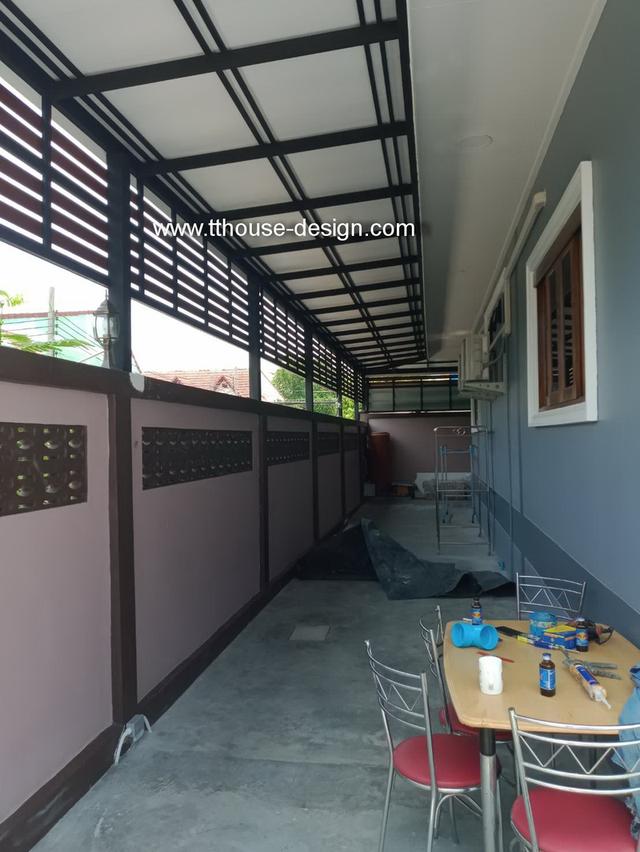 รับเหมา ต่อเติม โครงหลังคา กันสาด ห้องครัว เทพื้นปูกระเบื้อง 0950920028 15