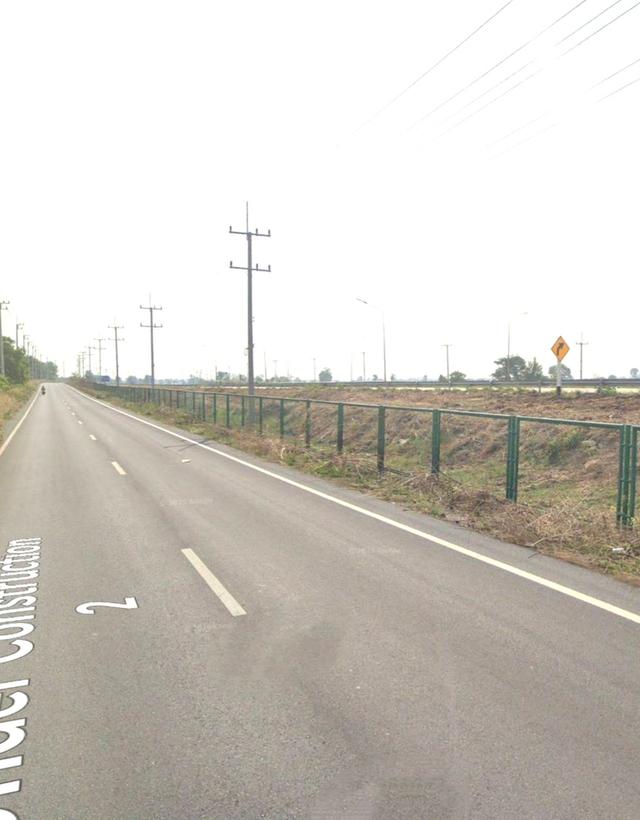 ขายที่ดินติดถนนเลียบมอเตอร์เวย์บางปะอินนครราชสีมาขามทะเลสอ​ ติดเรียบ​M6ใกล้ถนน 2068-290   3