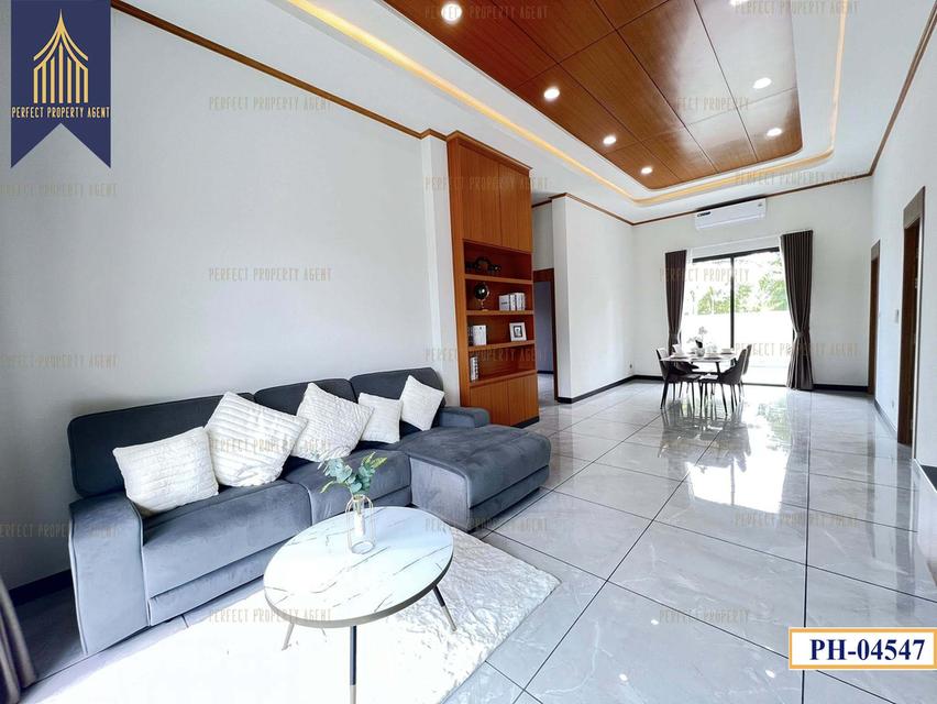 ขายบ้านเดี่ยวสร้างใหม่ 120 วา พูลวิลล่า พัทยา ใกล้อ่างเก็บน้ำมาบประชัน ทำเลดี เงียบสงบ 3