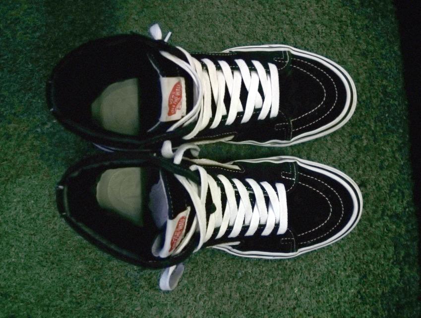 Vans ผ้าใบหุ้มข้อ มือสอง สภาพเหมือนใหม่ ส่งฟรี!