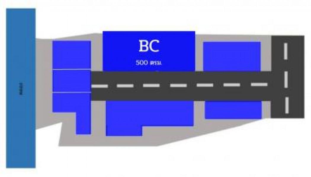 ให้เช่า โกดัง โกดัง บ้านค่าย  ระยอง 495 ตรม.  ติดถนนใหญ่  [ R03BC ] 6